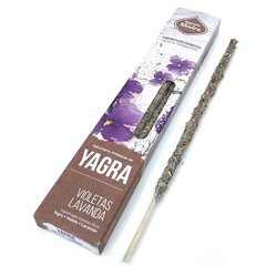 Argentinietiški smilkalai Yagra-Violets-Lavender, Sagrade Madre, 6vnt. kaina ir informacija | Namų kvapai | pigu.lt