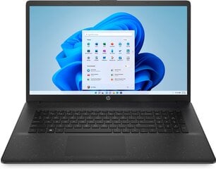 HP 17-cn3159nw i3-N305 17.3"FHD 250nits Matt 8GB DDR4 SSD256 Intel UHD Graphics Win11 2Y Jet Black kaina ir informacija | Nešiojami kompiuteriai | pigu.lt