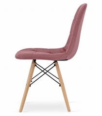 Kėdė Oskar Dumo, rožinė kaina ir informacija | Virtuvės ir valgomojo kėdės | pigu.lt