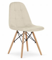 Kėdė Oskar Dumo, smėlio spalvos kaina ir informacija | Virtuvės ir valgomojo kėdės | pigu.lt