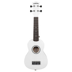 Soprano ukulelė Cascha Linden balta HH 3967 kaina ir informacija | Gitaros | pigu.lt