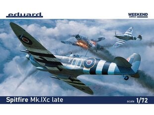 Eduard Supermarine Spitfire Mk.IXc Late Weekend Edition kaina ir informacija | Konstruktoriai ir kaladėlės | pigu.lt