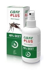 CarePlus apsauga nuo erkių ir uodų Anti-Insect Deet, 200 ml цена и информация | Средства для уничтожения насекомых | pigu.lt