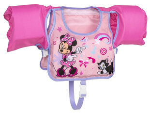 Plaukimo liemenė su rankovėmis vaikams Minnie Mouse Bestway, rožinė kaina ir informacija | Plaukimo liemenės ir rankovės | pigu.lt