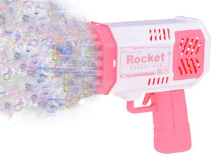Набор пистолетов для пускания мыльных пузырей, розовый цена и информация | Игрушки для песка, воды, пляжа | pigu.lt