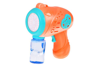 Muilo burbulų pistoletas Bubble Gun, oranžinis kaina ir informacija | Vandens, smėlio ir paplūdimio žaislai | pigu.lt
