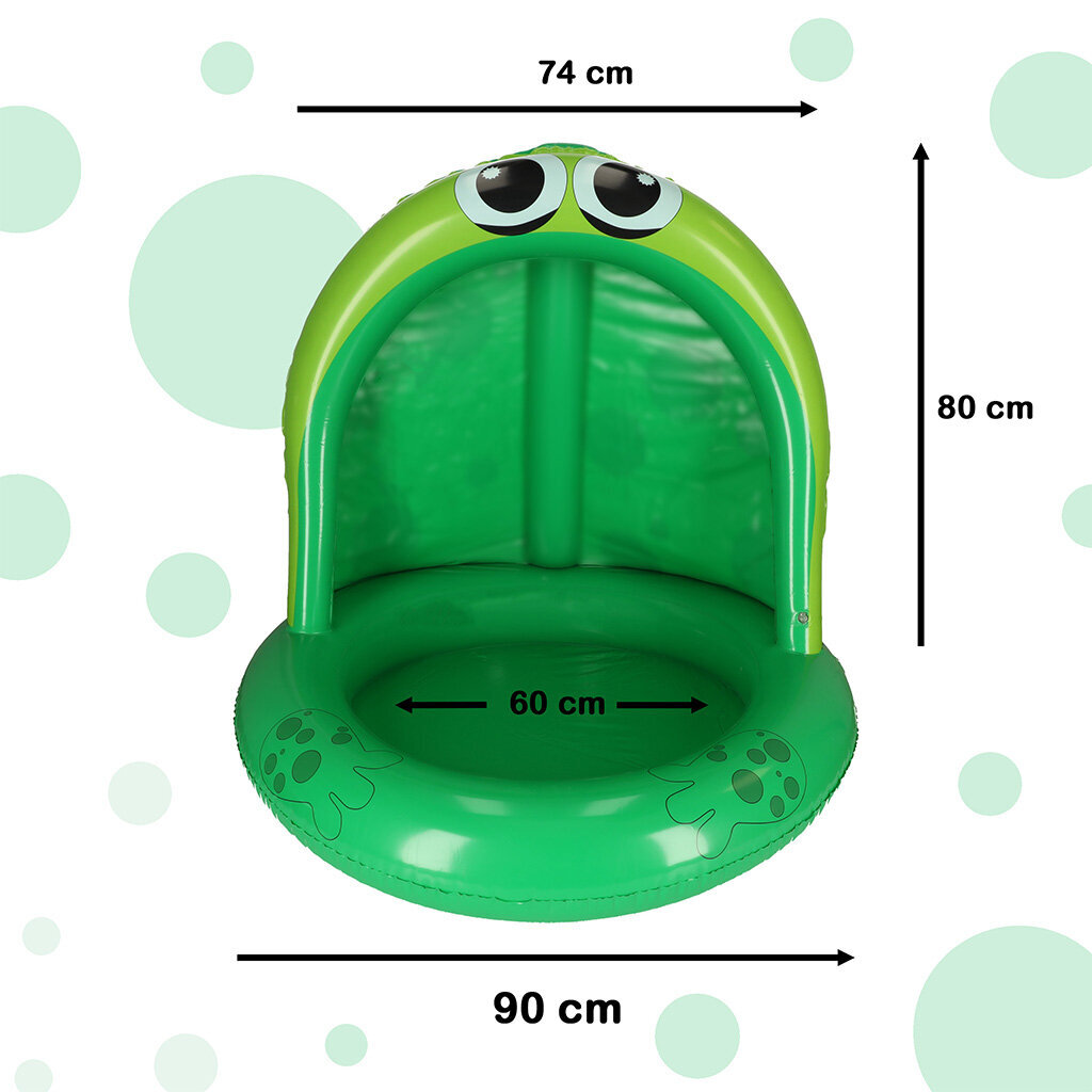 Vaikiškas baseinas varlė, 95 cm kaina ir informacija | Baseinai | pigu.lt