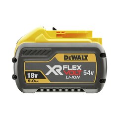 Baterija FLEXVOLT 18/54V 9.0/3.0Ah DCB547 DEWALT kaina ir informacija | Mechaniniai įrankiai | pigu.lt