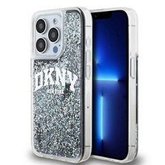 DKNY DKHCP15LLBNAEK iPhone 15 Pro 6.1" czarny|black hardcase Liquid Glitter Big Logo цена и информация | Чехлы для телефонов | pigu.lt