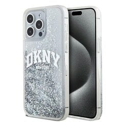 DKNY DKHCP15LLBNAET iPhone 15 Pro 6.1" biały|white hardcase Liquid Glitter Big Logo цена и информация | Чехлы для телефонов | pigu.lt