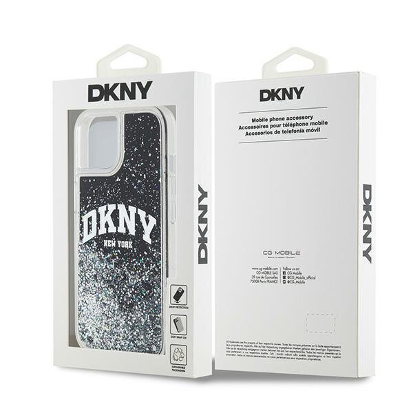 DKNY Liquid Glitter Big Logo Hardcase kaina ir informacija | Telefono dėklai | pigu.lt