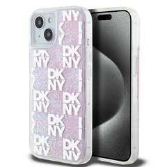 DKNY DKHCP15SLCPEPP iPhone 15 | 14 | 13 6.1" różowy|pink hardcase Liquid Glitter Multilogo цена и информация | Чехлы для телефонов | pigu.lt