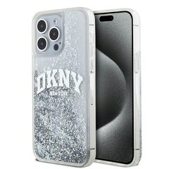 DKNY DKHCP15XLBNAET iPhone 15 Pro Max 6.7" biały|white hardcase Liquid Glitter Big Logo цена и информация | Чехлы для телефонов | pigu.lt