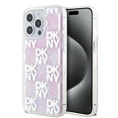 DKNY DKHCP15XLCPEPP iPhone 15 Pro Max 6.7" różowy|pink hardcase Liquid Glitter Multilogo цена и информация | Чехлы для телефонов | pigu.lt