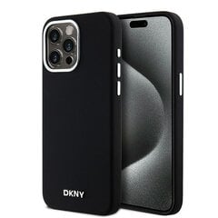 DKNY DKHMP15XSMCHLP iPhone 15 Pro Max 6.7" różowy|pink hardcase Liquid Silicone Small Metal Logo MagSafe цена и информация | Чехлы для телефонов | pigu.lt