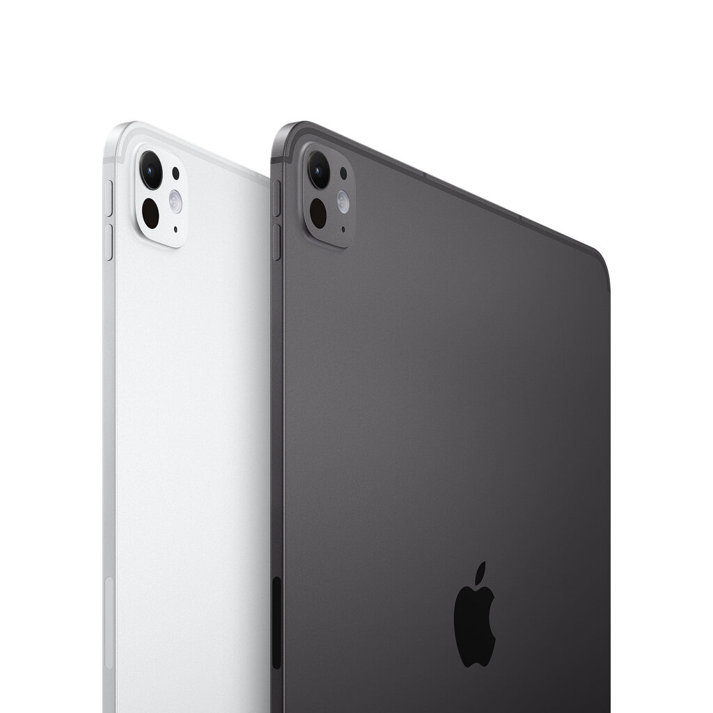 iPad Pro 13" M4 Wi-Fi + Cellular 1TB with Standard glass - Silver - MVXX3HC/A цена и информация | Planšetiniai kompiuteriai | pigu.lt