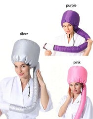 Переносная шапка для сушки волос, Electronics LV-2098, розовая, 1 шт цена и информация | Фены | pigu.lt
