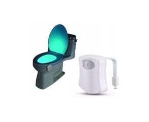 Светодиодная лампа для унитаза с датчиком движения цена и информация | Аксессуары для ванной комнаты | pigu.lt