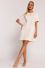 Suknelė moterims Made of Emotion, balta kaina ir informacija | Suknelės | pigu.lt