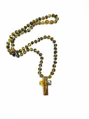 Ожерелье с крестом из зеленого янтаря, Amber Storm цена и информация | Украшения на шею | pigu.lt