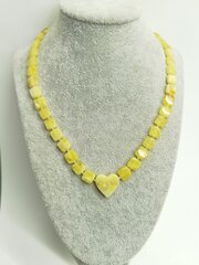 Колье сердце из желтого янтаря, Amber Storm цена и информация | Украшения на шею | pigu.lt