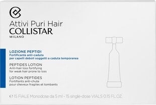 Plaukų kaukė Collistar Peptides Lotion, 15x5 ml kaina ir informacija | Priemonės plaukų stiprinimui | pigu.lt