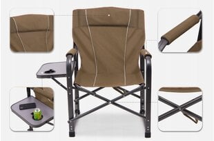 Sulankstoma turistinė kėdė, 52 x 64 x 92 cm, smėlio spalvos kaina ir informacija | Turistiniai baldai | pigu.lt