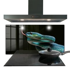 Apsauga nuo purslų stiklo plokštė Gyvatės laukinė gamta, 100x50 cm, įvairių spalvų kaina ir informacija | Virtuvės baldų priedai | pigu.lt