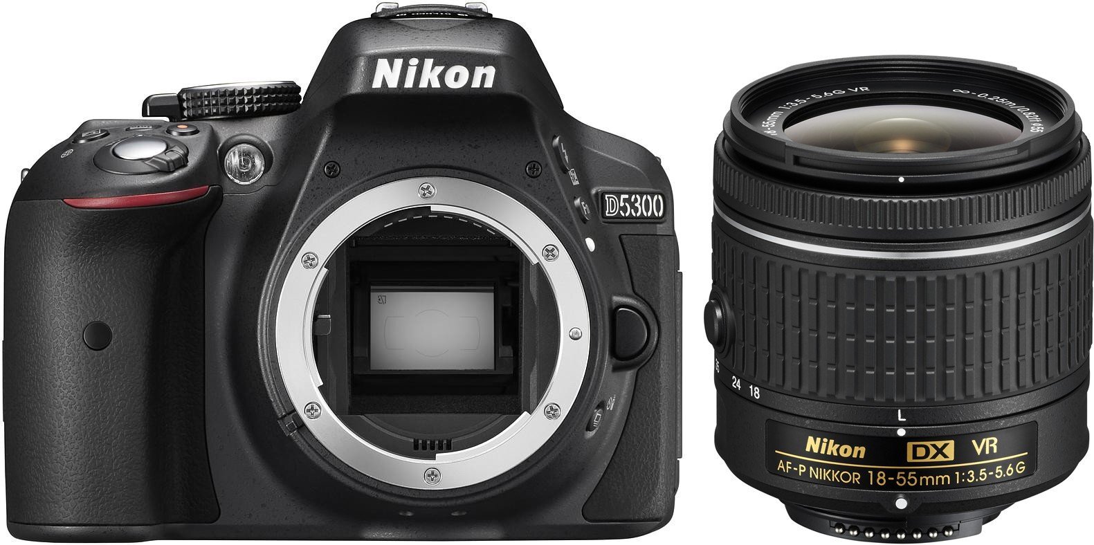 Nikon D5300 AF-P 18-55 VR Kit kaina ir informacija | Skaitmeniniai fotoaparatai | pigu.lt