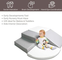 Мягкий пенопластовый игровой набор, серый цена и информация | Игрушки для малышей | pigu.lt
