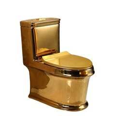 Prabangus paauksuotas tualetas Dihong AT233 kaina ir informacija | Klozetai | pigu.lt