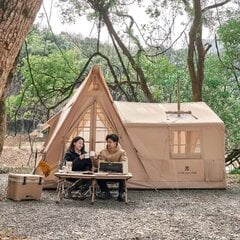 Портативная надувная палатка Mobi Garden AT270, коричневая цена и информация | Палатки | pigu.lt