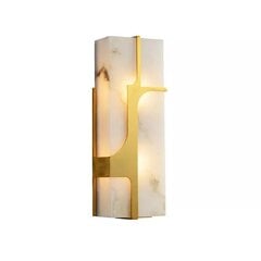 Элегантный мраморный и медный настенный светильник цена и информация | Настенные светильники | pigu.lt