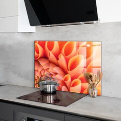 Apsauga nuo purslų stiklo plokštė Apelsinų gėlė, 100x70 cm, įvairių spalvų kaina ir informacija | Virtuvės baldų priedai | pigu.lt