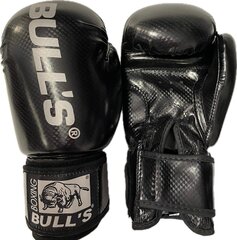 Боксерские перчатки Bulls черные цена и информация | Боевые искусства | pigu.lt