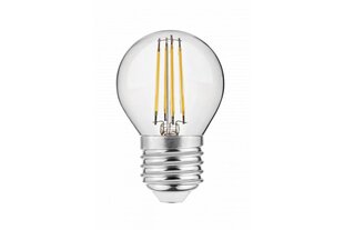 Лампа светодиодная G45, молочный FILAMENT, G45, 3000K, E27, 4,0W, AC220-240V, 360°, 420lm, 44mA цена и информация | Электрические лампы | pigu.lt