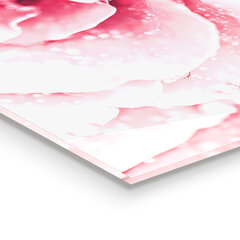 Apsauga nuo purslų stiklo plokštė Rožinė subtili gėlė, 120x60 cm, įvairių spalvų kaina ir informacija | Virtuvės baldų priedai | pigu.lt
