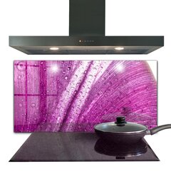 Apsauga nuo purslų stiklo plokštė Švelnus rožinis lapas, 120x60 cm, įvairių spalvų kaina ir informacija | Virtuvės baldų priedai | pigu.lt