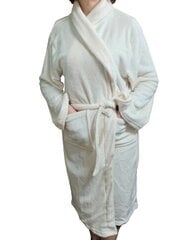 Атласный халат для женщин, ьелый цена и информация | Женские халаты | pigu.lt