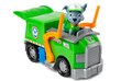 Žaislinė šiukšliavežė Paw Patrol (Šunyčiai Patruliai) su Rocky figūrėle Nickelodeon, žalia kaina ir informacija | Žaislai berniukams | pigu.lt