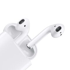 Apple AirPods (2nd generation) AirPods Laisvų rankų įranga True Wireless Stereo (TWS) Įkišamos į ausį Skambučiai / muzika Bluetooth Balta kaina ir informacija | Ausinės | pigu.lt