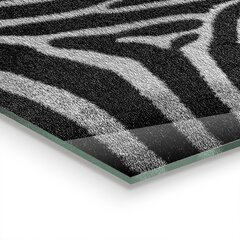 Apsauga nuo purslų stiklo plokštė Zebra Skin African Ext, 125x50 cm, įvairių spalvų kaina ir informacija | Virtuvės baldų priedai | pigu.lt