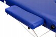Masažo stalas Bodyfit, 186x60 cm, mėlynas kaina ir informacija | Masažo reikmenys | pigu.lt