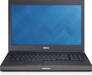 Dell Precision M4800 Intel Core i7-4800MQ 8/256 GB SSD Win 10 Pro kaina ir informacija | Nešiojami kompiuteriai | pigu.lt