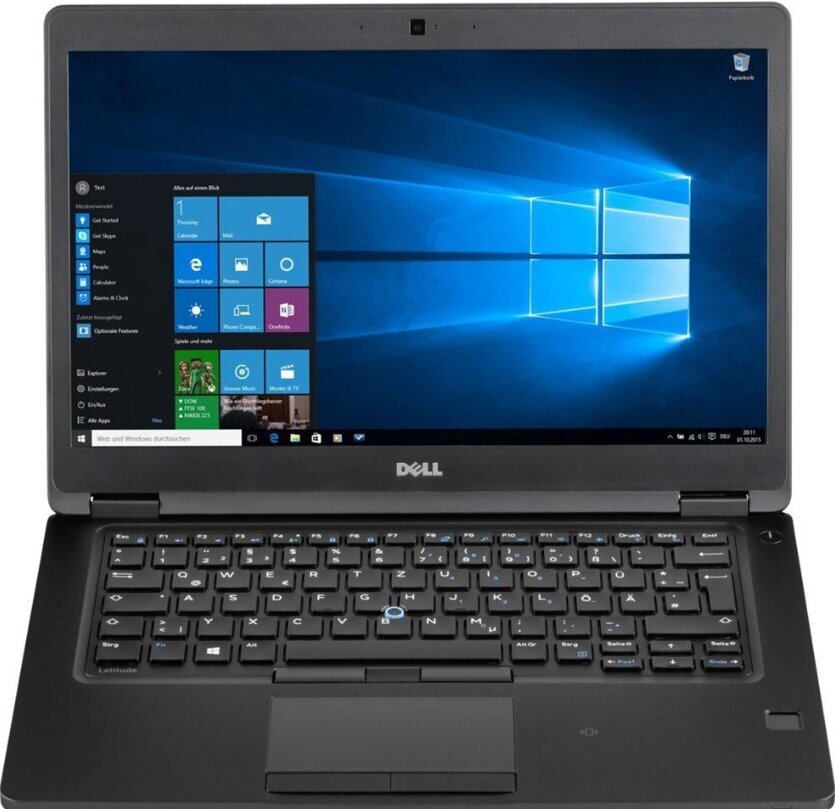 Dell Latitude E5480 Intel Core i5-7200U 8/256 GB SSD Win 10 Pro kaina ir informacija | Nešiojami kompiuteriai | pigu.lt