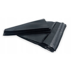 Курьерский конверт на клейкой ленте, Черный, 260х350мм, 55 мм, Omimar, 50 шт. цена и информация | Канцелярские товары | pigu.lt