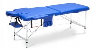 Masažo stalas Bodyfit, 195x70 cm, mėlynas цена и информация | Аксессуары для массажа | pigu.lt
