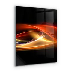 Apsauga nuo purslų stiklo plokštė Abstrakti vibruojanti energija, 60x80 cm, įvairių spalvų цена и информация | Комплектующие для кухонной мебели | pigu.lt