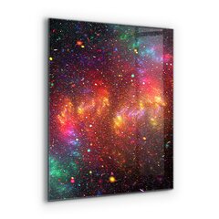 Apsauga nuo purslų stiklo plokštė Galaktika Chaosas Fantazija, 60x80 cm, įvairių spalvų kaina ir informacija | Virtuvės baldų priedai | pigu.lt