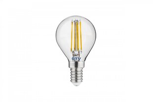 Лампа светодиодная G45, FILAMENT, 3000K, E14, 4,0W, AC220-240V, 360°, 420lm, 44mA цена и информация | Электрические лампы | pigu.lt